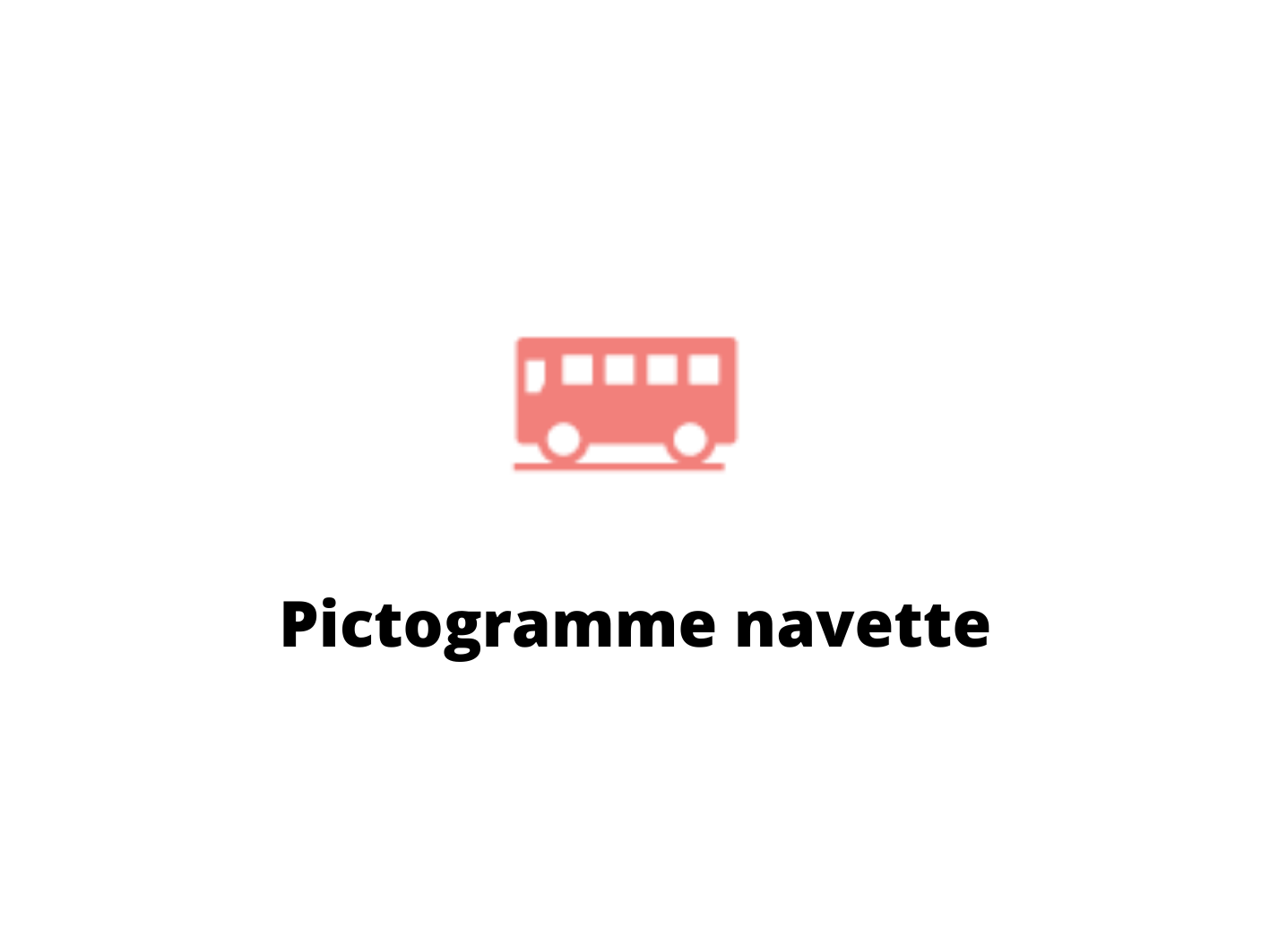 Pictogramme navette